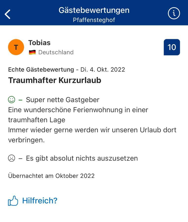 Pfaffensteghof Apartment Rickenbach  Ngoại thất bức ảnh